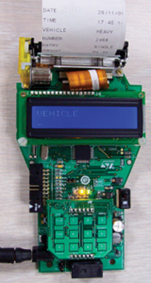 Parking ticket vending machine on STM32F103RBT6 Figure 3: Parking ticket vending machine on STM32F103RBT6.